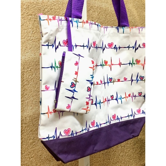 Nurse Heartbeat Tote Bag - Picture 5 of 7
